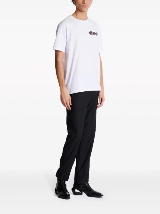  발망 반팔 티셔츠 DH1EG000GD82 white - BALMAIN