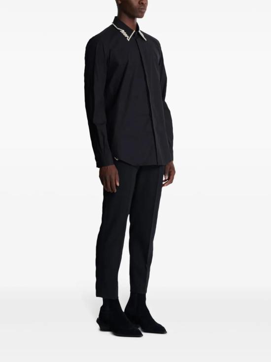 발망 긴팔 셔츠 EH1HS460CF43 black - BALMAIN