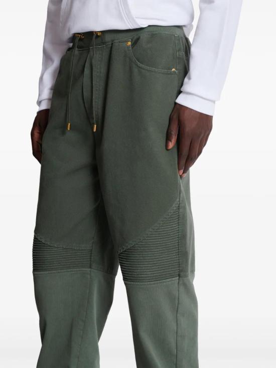  발망 트레이닝/조거 팬츠 EH1MD045DF43 khaki - BALMAIN