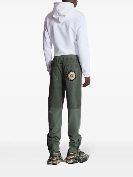  발망 트레이닝/조거 팬츠 EH1MD045DF43 khaki - BALMAIN