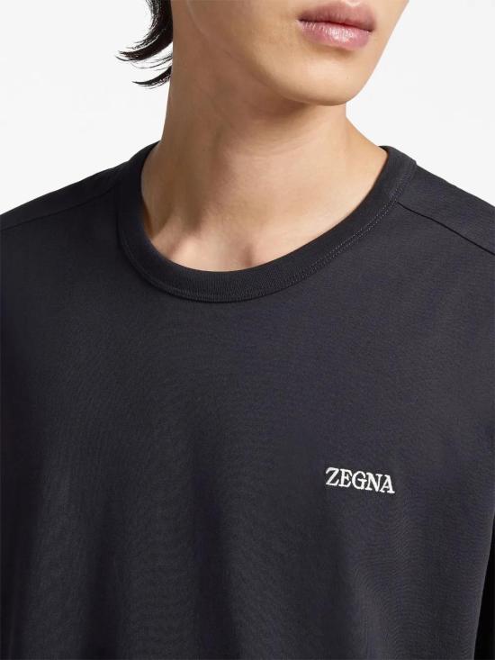  에르메네질도제냐 반팔 티셔츠 E7360A5B760 - ERMENEGILDO ZEGNA
