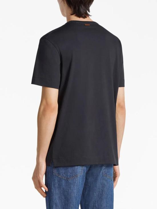  에르메네질도제냐 반팔 티셔츠 E7360A5B760 - ERMENEGILDO ZEGNA