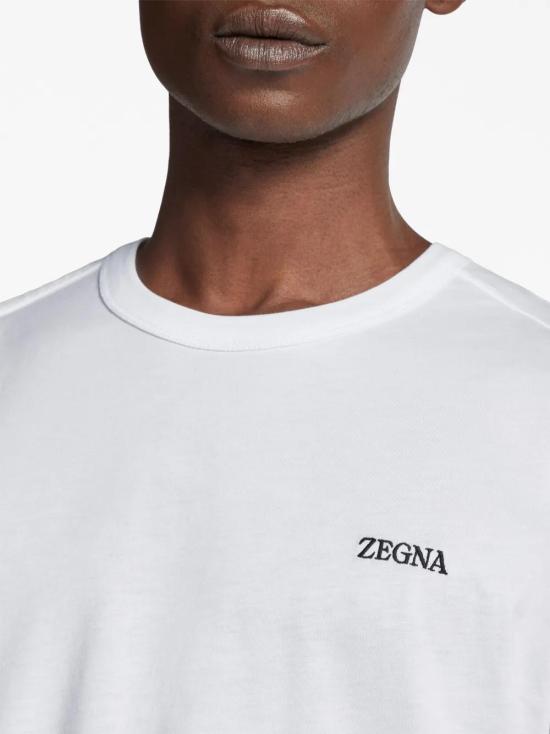  에르메네질도제냐 반팔 티셔츠 E7360A5B760 white - ERMENEGILDO ZEGNA
