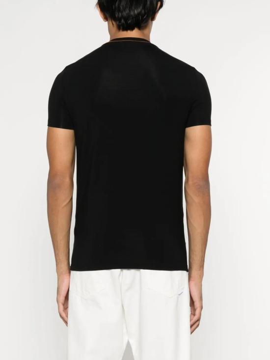  에르메네질도제냐 반팔 티셔츠 N3M20169 black - ERMENEGILDO ZEGNA