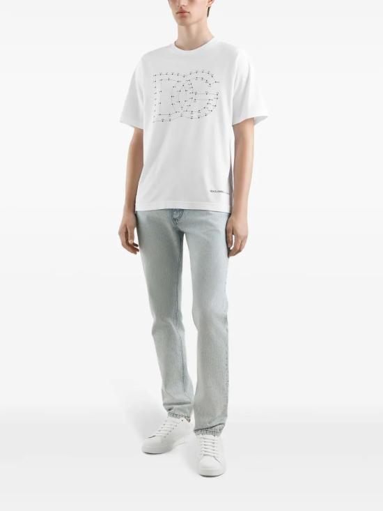  돌체앤가바나 반팔 티셔츠 G8PN9TG7O4N white - DOLCE & GABBANA