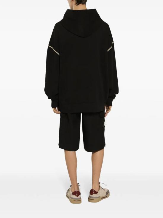  돌체앤가바나 후드 티셔츠 G9AJATG7NQC black - DOLCE & GABBANA