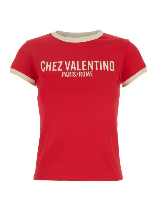 25SS 발렌티노 가라바니 반팔 티셔츠 6B3MG24D970QSJ Red