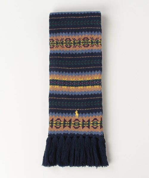  폴로 랄프로렌 머플러/스카프 455954333001 NAVY DOM