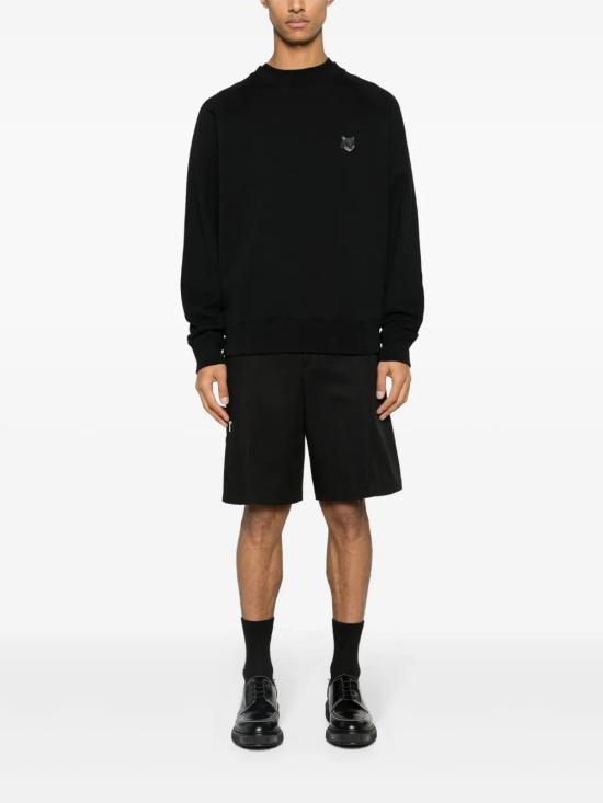  메종키츠네 긴팔 티셔츠 MM00304KM0001 black - MAISON KITSUNE