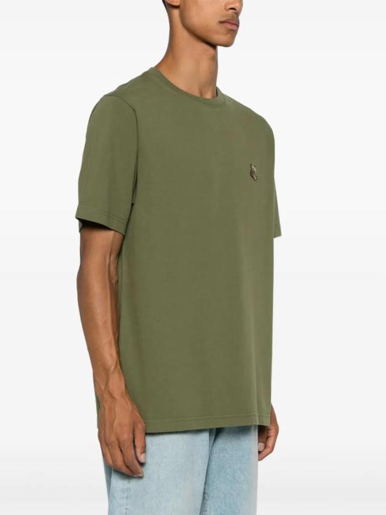  메종키츠네 반팔 티셔츠 MM00127KJ0118 moss - MAISON KITSUNE