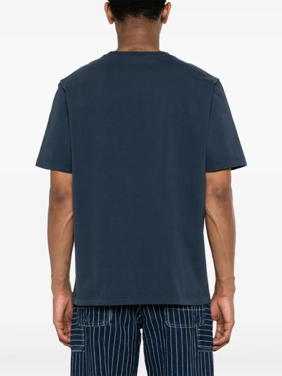  메종키츠네 반팔 티셔츠 MM00127KJ0118 blue - MAISON KITSUNE