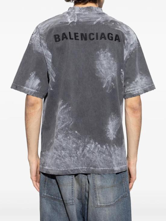  발렌시아가 반팔 티셔츠 764235TRVI8 grey - BALENCIAGA