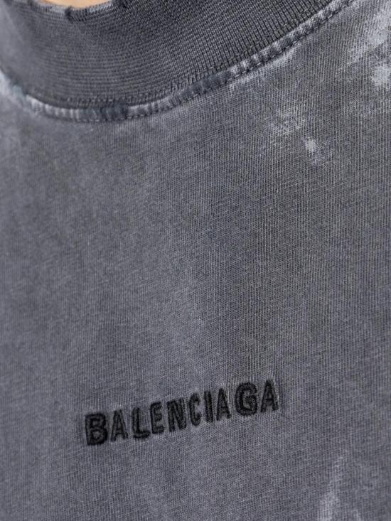  발렌시아가 반팔 티셔츠 764235TRVI8 grey - BALENCIAGA