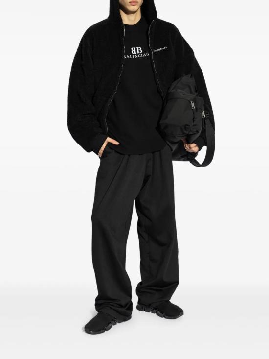  발렌시아가 긴팔 티셔츠 818420T1725 black - BALENCIAGA