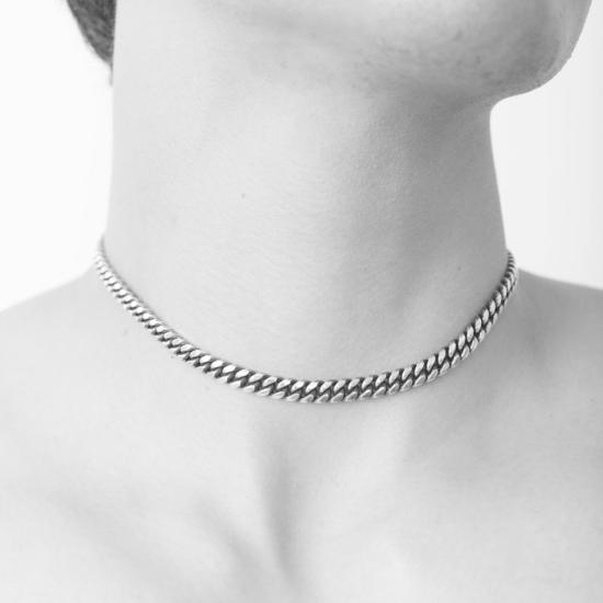  바론 목걸이/팬던트 말로 T 체인 스털링 실버 - VARON