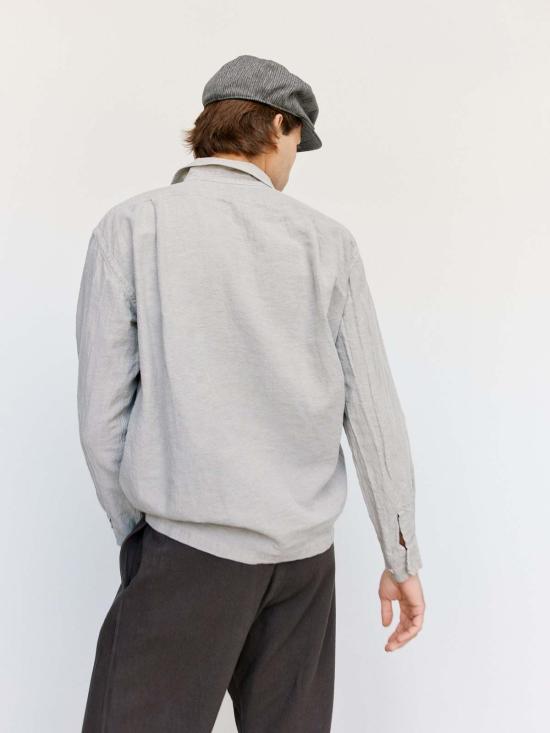  타이가 타카하시 반팔 셔츠 Lot.102 Sir Guy  숯염색 회색 - TAIGA TAKAHASHI