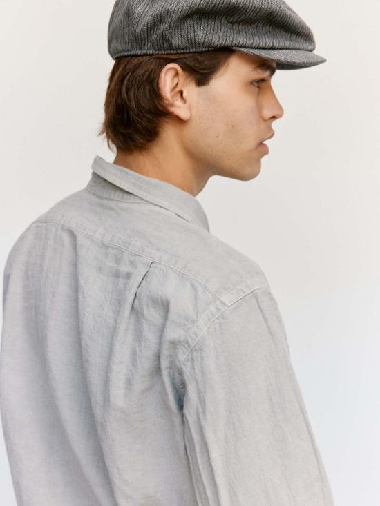  타이가 타카하시 반팔 셔츠 Lot.102 Sir Guy  숯염색 회색 - TAIGA TAKAHASHI