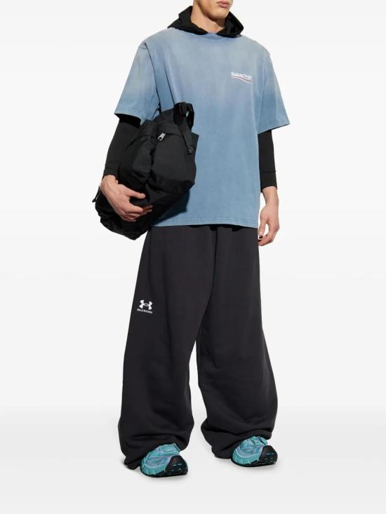  발렌시아가 반팔 티셔츠 764235TIV52 blue - BALENCIAGA