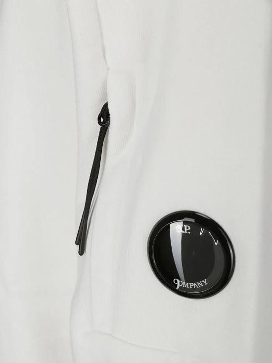  씨피 컴퍼니 긴팔 티셔츠 18CMSS023A005086W white - C.P. COMPANY