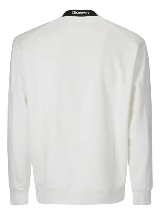  씨피 컴퍼니 긴팔 티셔츠 18CMSS023A005086W white - C.P. COMPANY