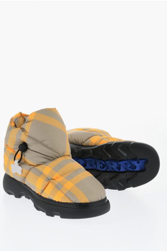  버버리 뮬/슬리퍼 8074743 B7311 HUNTER IP CHK Giallo Grigio