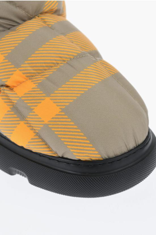  버버리 뮬/슬리퍼 8074743 B7311 HUNTER IP CHK Giallo Grigio - BURBERRY