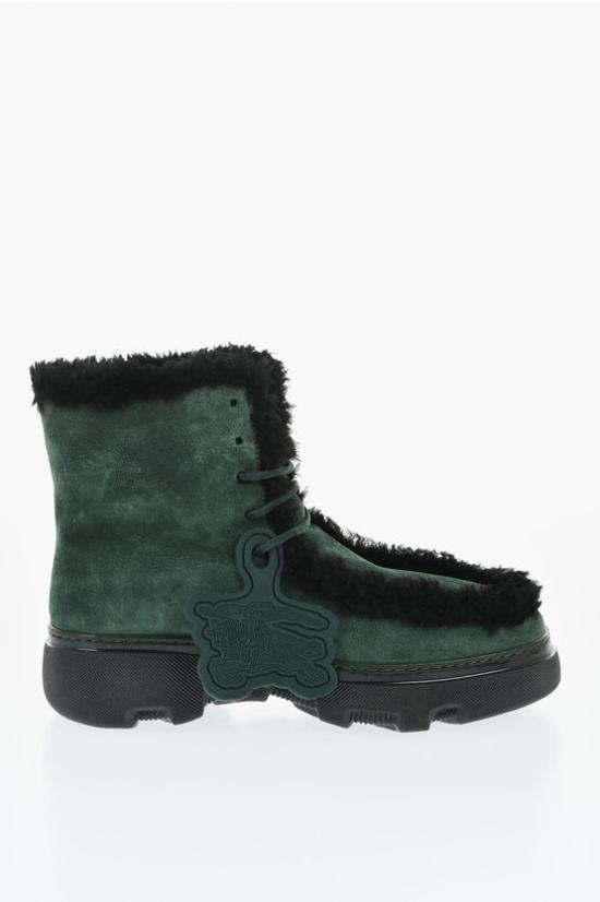  버버리 부츠 8077236 B7325 VINE BLACK Green - BURBERRY