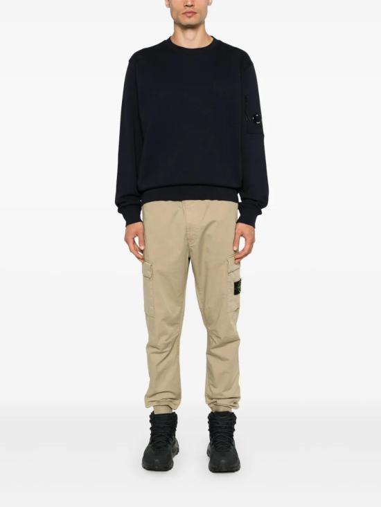  씨피 컴퍼니 긴팔 티셔츠 18CMSS023A005086W navy - C.P. COMPANY