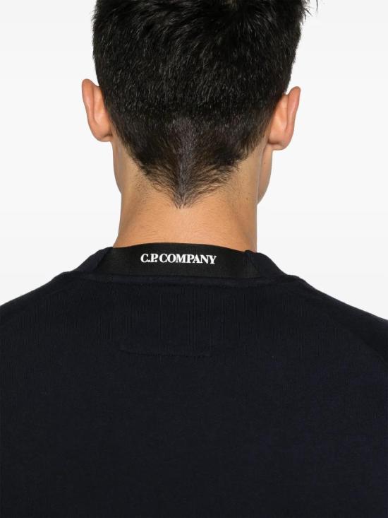  씨피 컴퍼니 긴팔 티셔츠 18CMSS023A005086W navy - C.P. COMPANY