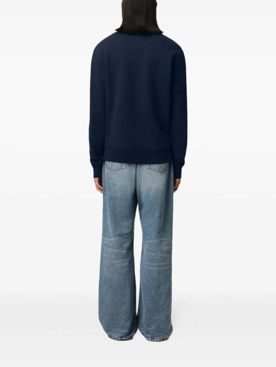  아미 긴팔 티셔츠 E25HSW060730 navy - AMI