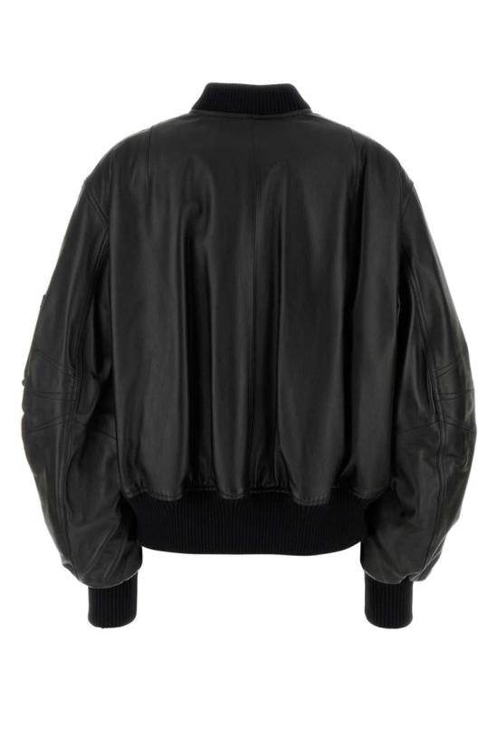 25SS 디 아티코 봄버 자켓 250WCB00004LBT128AA 100 Black - THE ATTICO