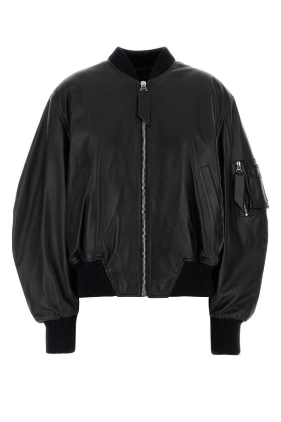 25SS 디 아티코 봄버 자켓 250WCB00004LBT128AA 100 Black