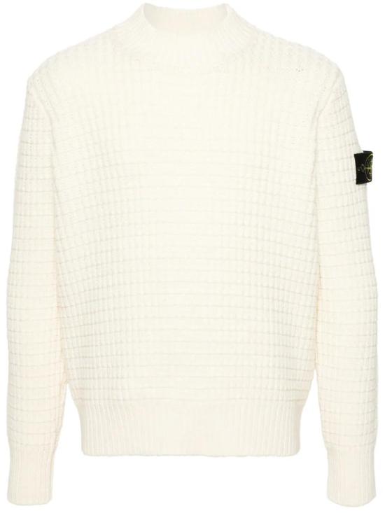  스톤 아일랜드 스웨터 8115537D5 white