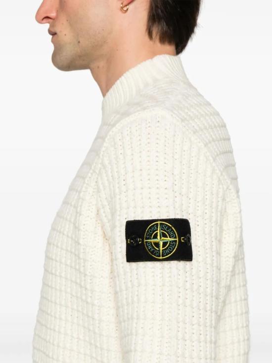  스톤 아일랜드 스웨터 8115537D5 white - STONE ISLAND