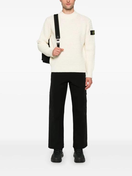  스톤 아일랜드 스웨터 8115537D5 white - STONE ISLAND