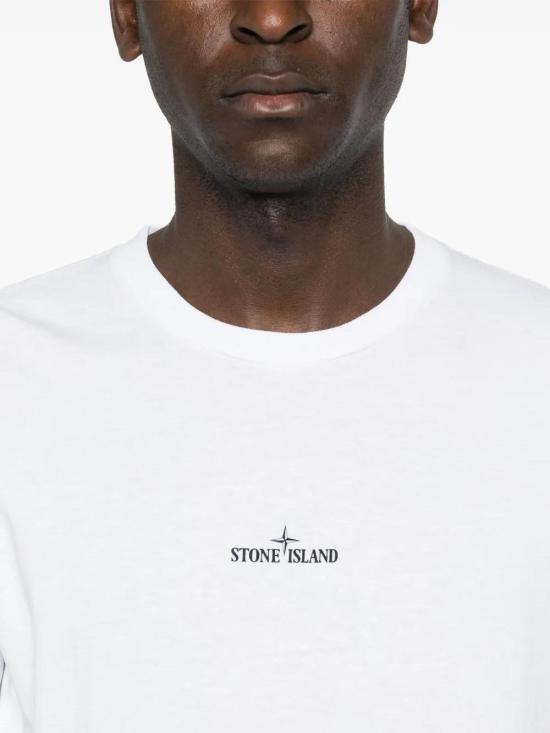  스톤 아일랜드 반팔 티셔츠 81152NS81 white - STONE ISLAND