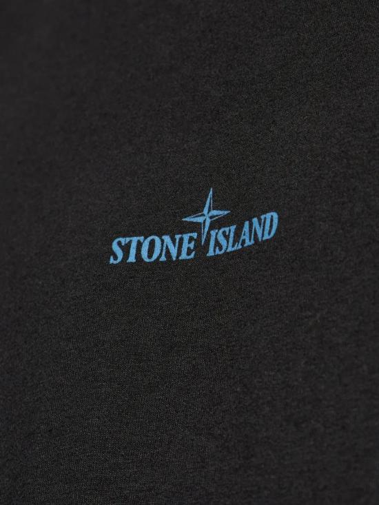  스톤 아일랜드 반팔 티셔츠 81152NS81 black - STONE ISLAND