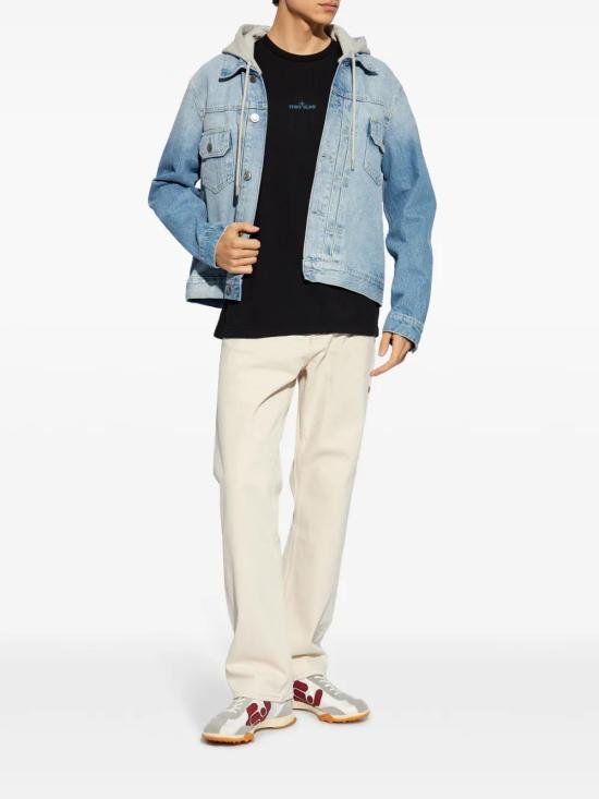  스톤 아일랜드 반팔 티셔츠 81152NS81 black - STONE ISLAND