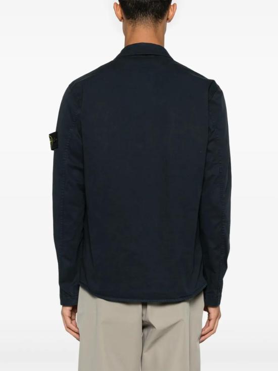  스톤 아일랜드 긴팔 셔츠 K1S151200033S0010 navy - STONE ISLAND