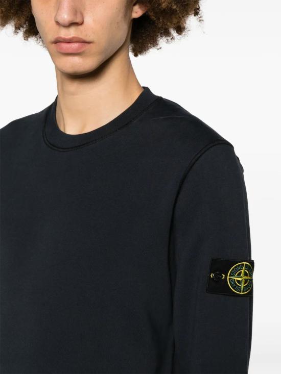  스톤 아일랜드 긴팔 티셔츠 K1S156100044S0051 navy - STONE ISLAND
