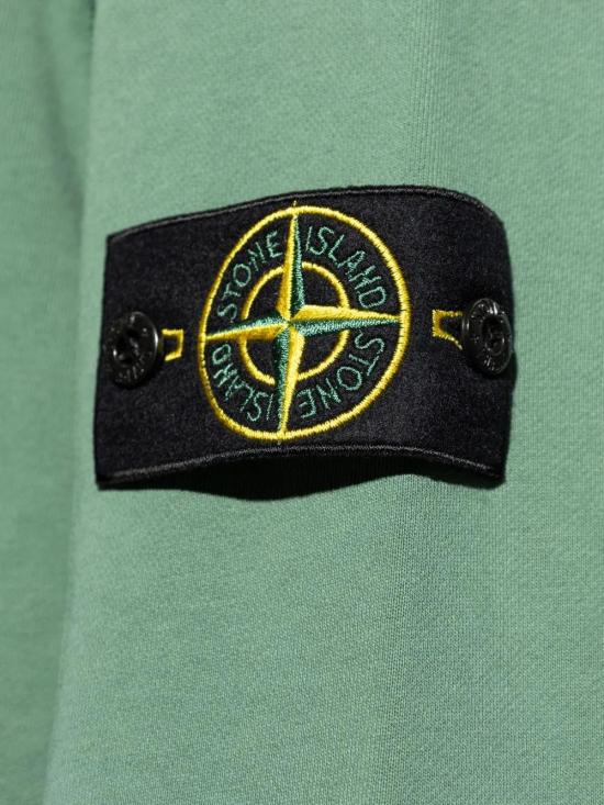  스톤 아일랜드 후드 티셔츠 811564151 sage - STONE ISLAND