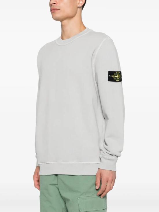  스톤 아일랜드 긴팔 티셔츠 811561241 grey - STONE ISLAND