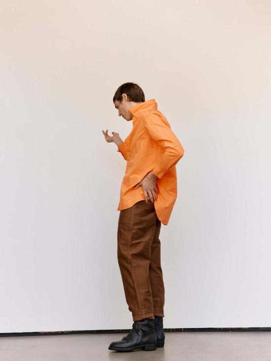  케이시 케이시 긴팔 셔츠 호박 H 카드 파비아노  호박 - CASEY CASEY