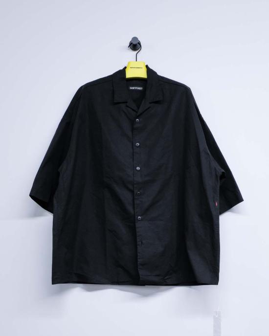  케이시 케이시 긴팔 셔츠 블랙 H 카드 4월 - CASEY CASEY