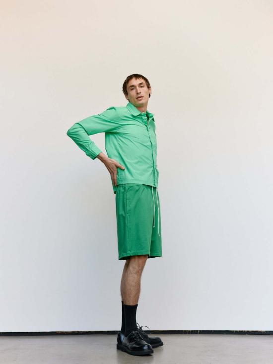  카미엘 포트젠스 반팔 셔츠 Camiel Fortgens 기본  그린 - CAMIEL FORTGENS