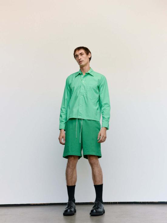  카미엘 포트젠스 반팔 셔츠 Camiel Fortgens 기본  그린 - CAMIEL FORTGENS