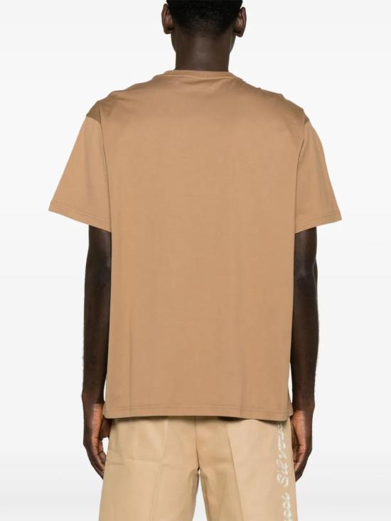  버버리 반팔 티셔츠 8083128 camel - BURBERRY