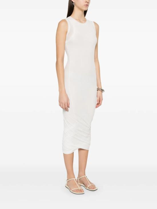 25SS 질샌더 미디 원피스 J02CT0505 J20249100 Optic white - JIL SANDER