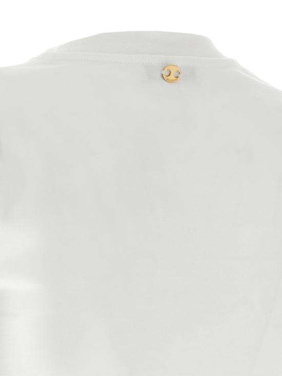 25FW 파코라반 반팔 티셔츠 23AJTO539CO0485P109 White - PACO RABANNE