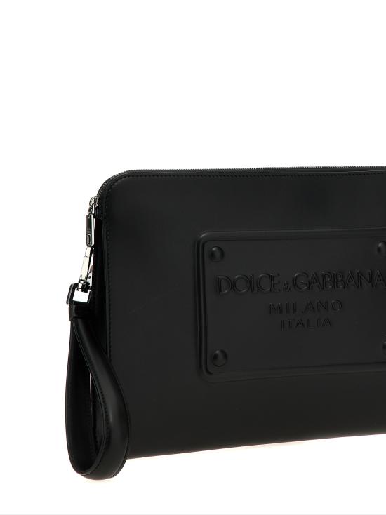 25FW 돌체앤가바나 클러치/파우치 BM2276AG21880999 Black - DOLCE & GABBANA